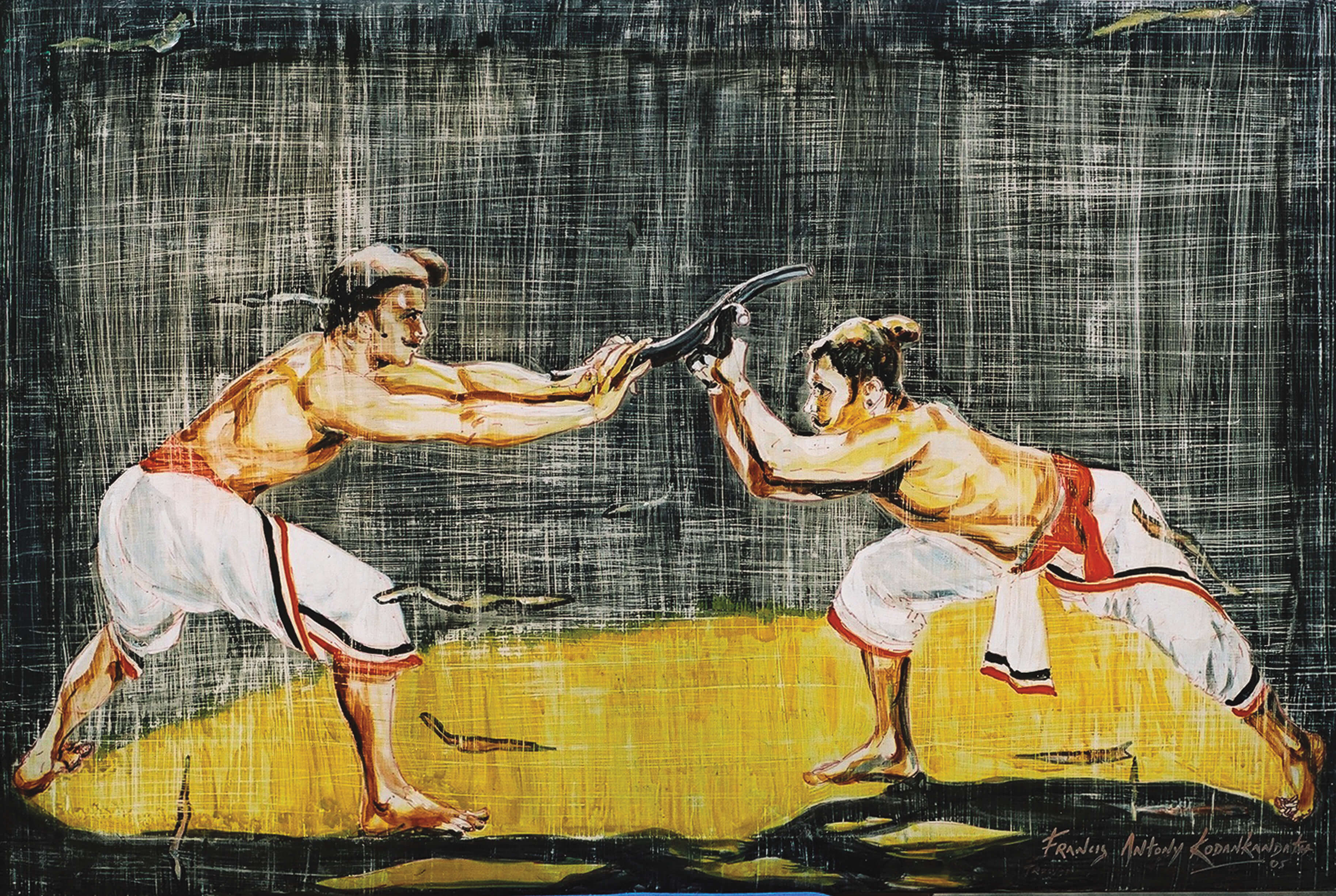 Kalaripayattu, the traditional martial art form of Kerala