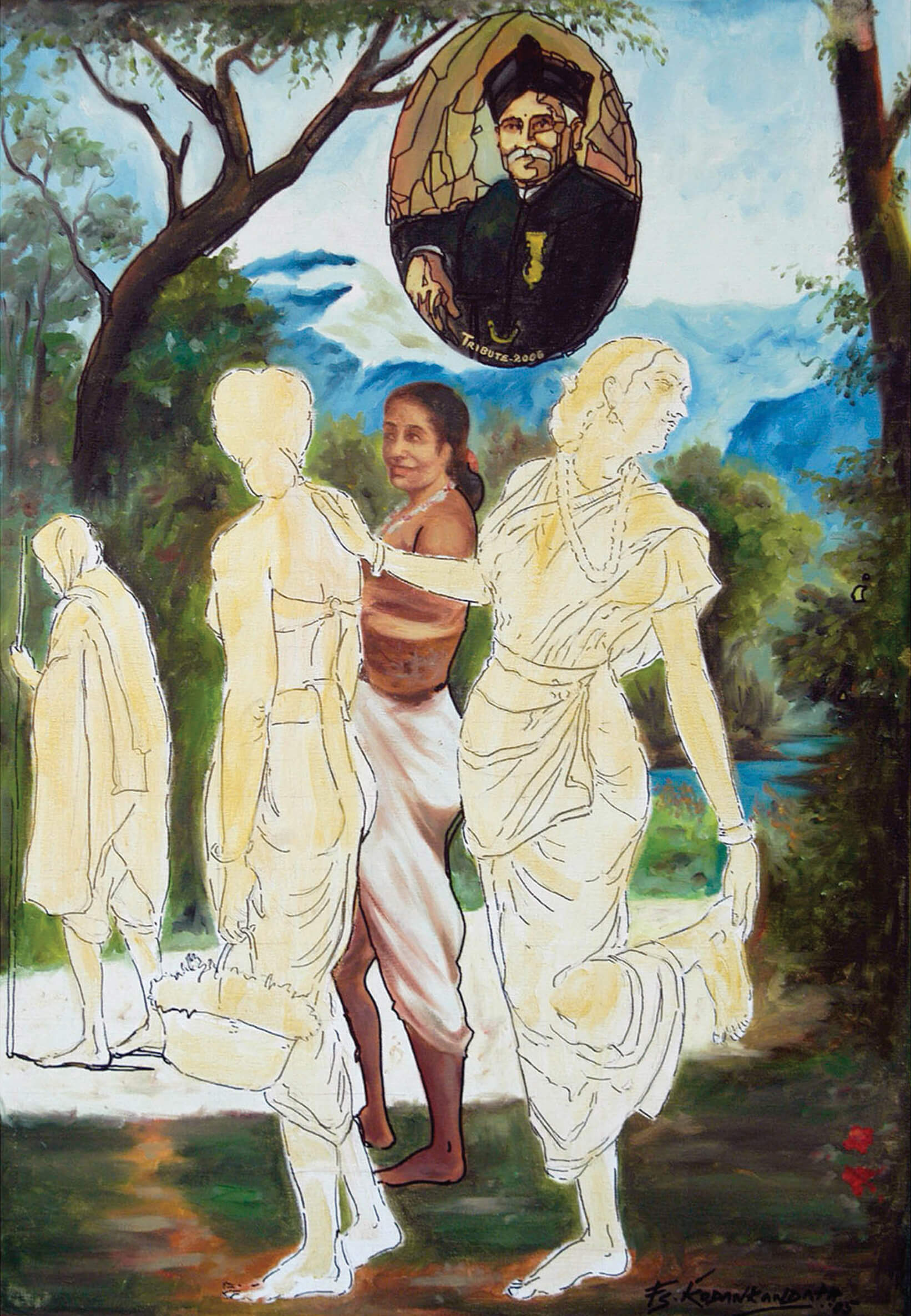 Ravi Varma’s ‘Sakuntala’ Study 1